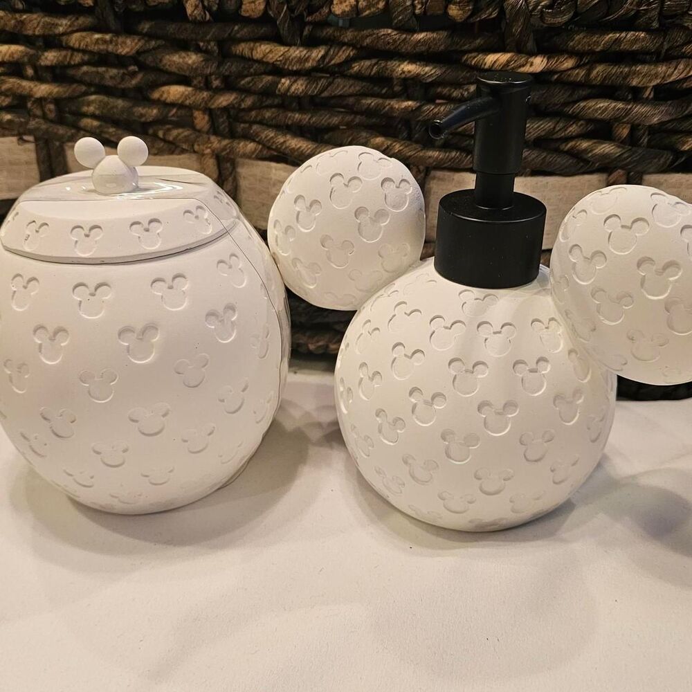 Ceramic Mickey Themed Bathroom set